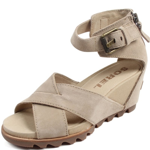 Sorel Shoes - Sorel Joanie II Sandals In Oatmeal